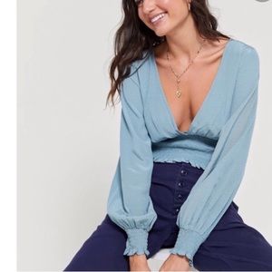 Ruth V-Neck Blouse